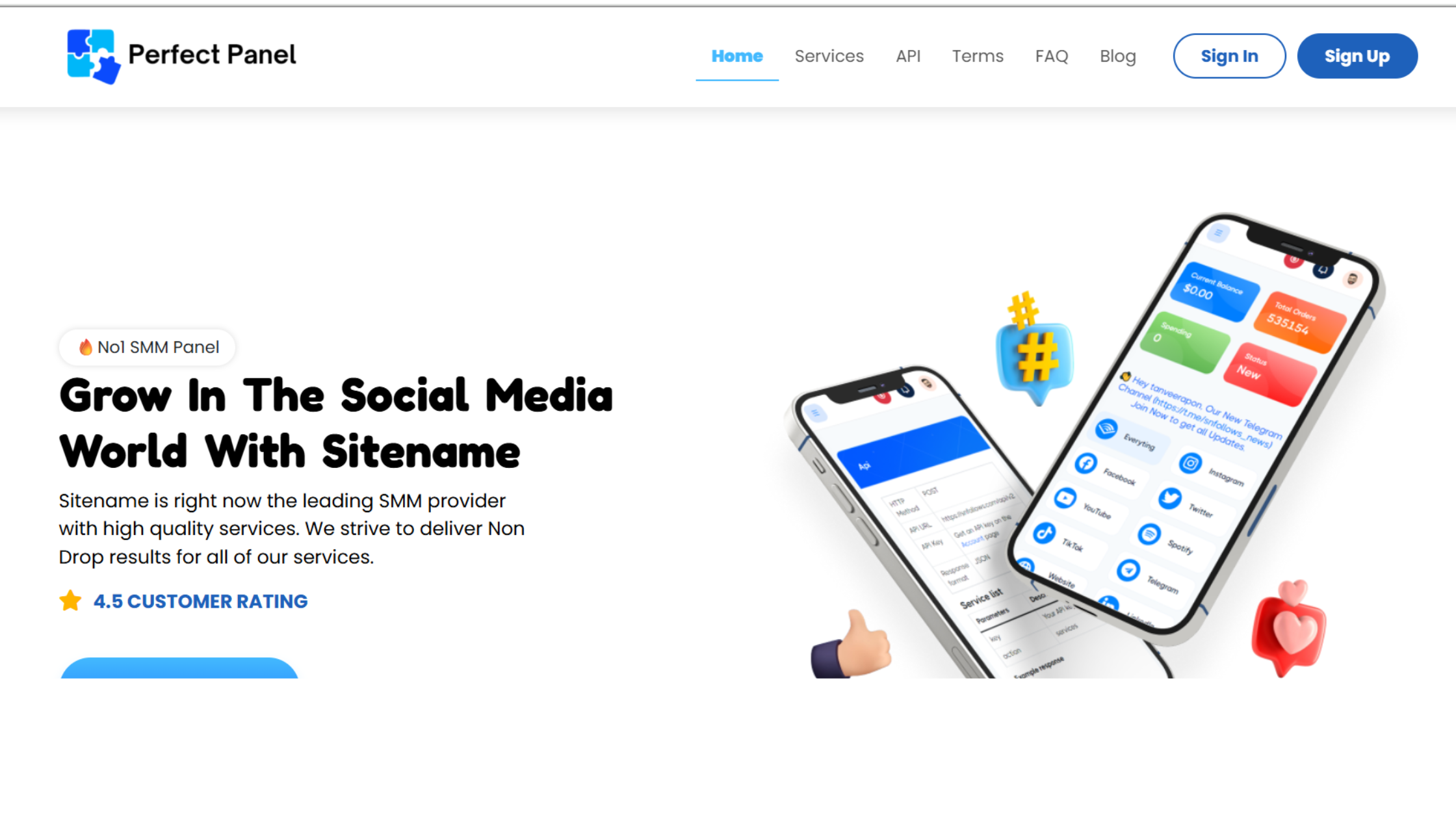 SN Follows - Perfect Panel Complete Website